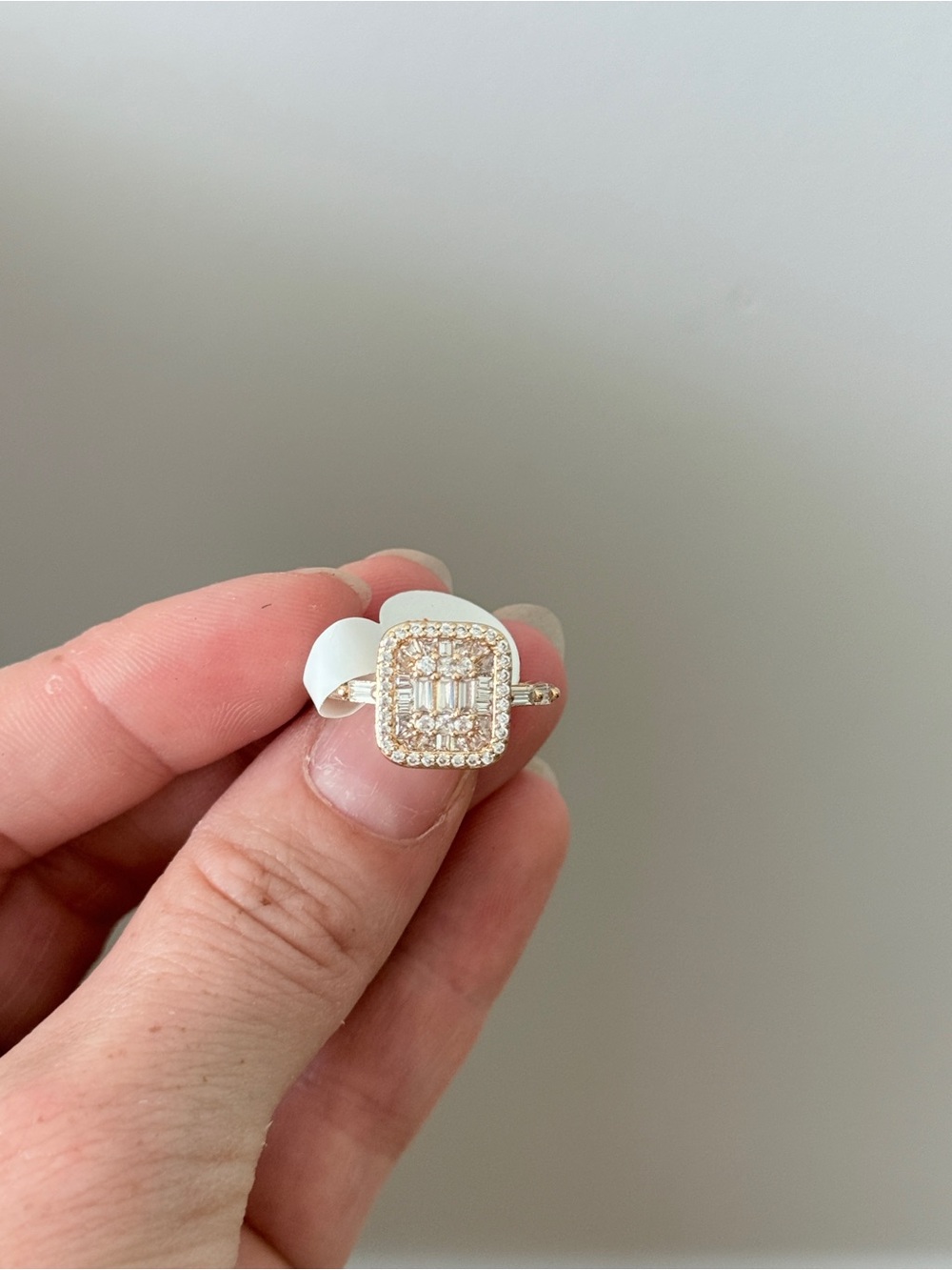 Lumina Ring - gold plating, size 6